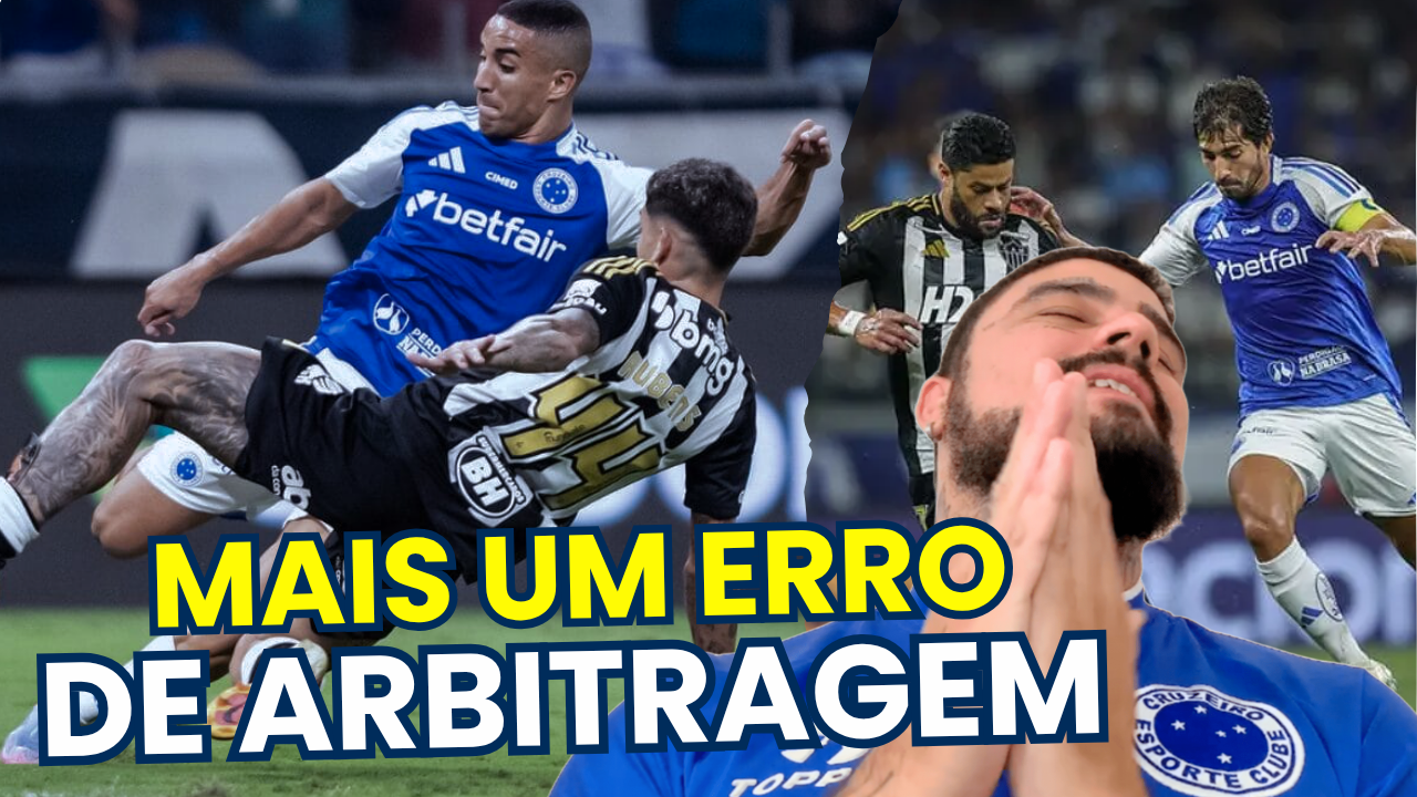 ATLÉTICO MG 1 X 1 CRUZEIRO | ARBITRAGEM RUIM E KAIO JORGE EXPULSO
