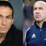 Cena curiosa após Flamengo x Cruzeiro: Leonardo Jardim, Gabigol e Filipe Luís conversam na zona mista