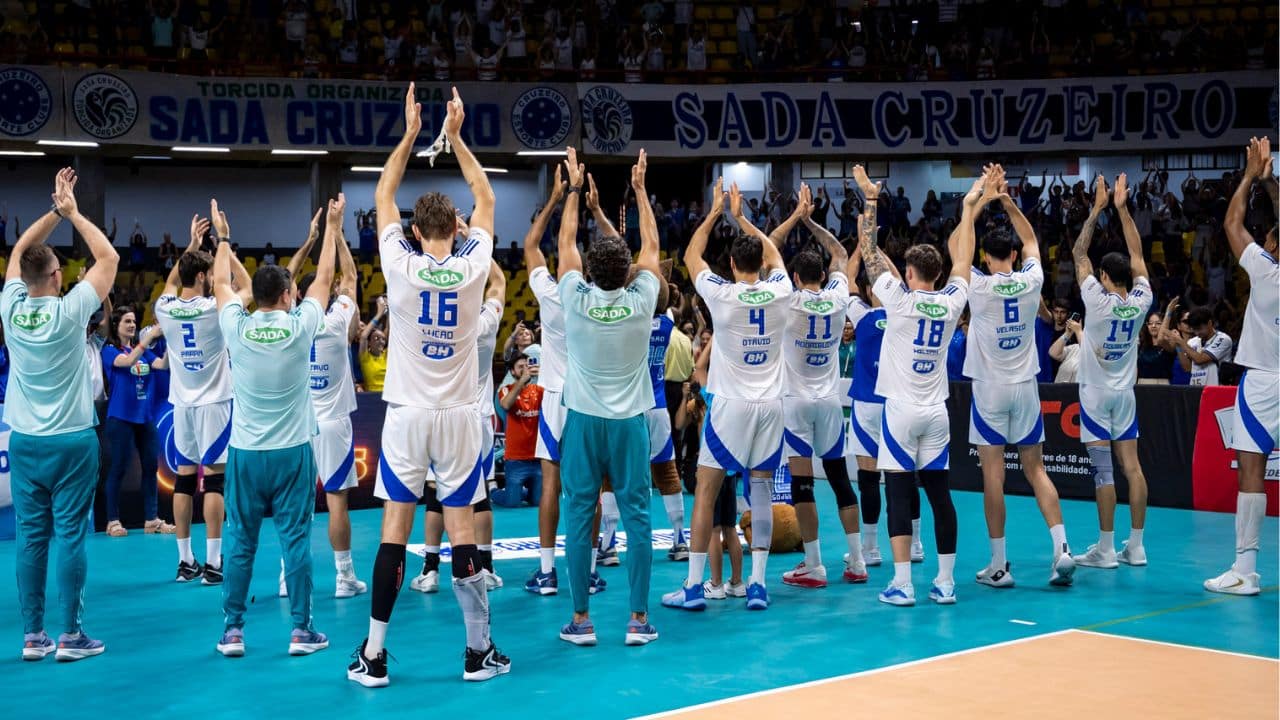 Sada Cruzeiro vence o Itambé Minas por 3x0 e conquista o 17º título do Campeonato Mineiro de Vôlei