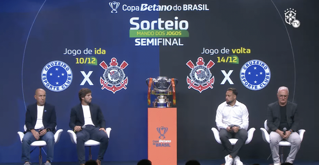 Sorteio da Copa do Brasil - Cruzeiro x corinthians
